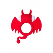 Красное эрекционное кольцо на пенис JOS COCKY DEVIL - JOS - в Хабаровске купить с доставкой
