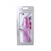 Розовая насадка с нежными шипами - 13,5 см. - Toyfa Basic - в Хабаровске купить с доставкой