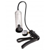 Вакуумная мужская помпа с датчиком давления Pro-Gauge Power Pump - Pipedream - в Хабаровске купить с доставкой