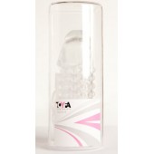 Гелевая прозрачная насадка с 2 отростками - 13 см. - Toyfa Basic - в Хабаровске купить с доставкой