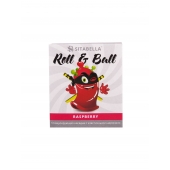 Стимулирующий презерватив-насадка Roll   Ball Raspberry - Sitabella - купить с доставкой в Хабаровске