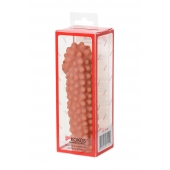 Телесная насадка на фаллос с бугорками KOKOS Extreme Sleeve 10 - 15,8 см. - KOKOS - в Хабаровске купить с доставкой