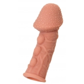 Насадка на фаллос с пузыриками, венками и ребристостью KOKOS Extreme Sleeve 09 - 12,7 см. - KOKOS - в Хабаровске купить с доставкой