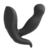 Черный вибромассажер простаты PROSTATE HERO - Dream Toys - в Хабаровске купить с доставкой