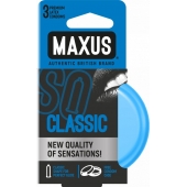 Классические презервативы в железном кейсе MAXUS Classic - 3 шт. - Maxus - купить с доставкой в Хабаровске