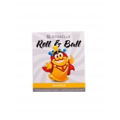 Стимулирующий презерватив-насадка Roll   Ball Banana - Sitabella - купить с доставкой в Хабаровске