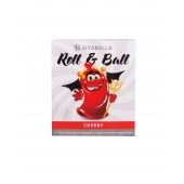 Стимулирующий презерватив-насадка Roll   Ball Cherry - Sitabella - купить с доставкой в Хабаровске