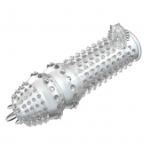 Закрытая прозрачная насадка Crystal sleeve - 14,2 см. - Erowoman-Eroman - в Хабаровске купить с доставкой