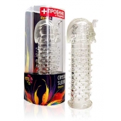 Закрытая прозрачная насадка на пенис Crystal Sleeve Faraon - 13,5 см. - Erowoman-Eroman - в Хабаровске купить с доставкой