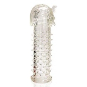 Закрытая прозрачная насадка на пенис Crystal Sleeve Faraon - 13,5 см. - Erowoman-Eroman - в Хабаровске купить с доставкой
