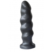 Черная насадка на трусики харнесс Platinum - 16 см. - LOVETOY (А-Полимер) - купить с доставкой в Хабаровске