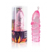 Закрытая рельефная насадка Crystal sleeve snakes в виде змеи с усиками - 14 см. - Erowoman-Eroman - в Хабаровске купить с доставкой