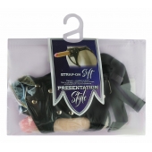 Черный пояс-трусики с двумя насадками Soft-Dolli - 16,5 и 10,5 см. - LOVETOY (А-Полимер) - купить с доставкой в Хабаровске