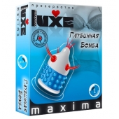 Презерватив LUXE Maxima  Глубинная бомба  - 1 шт. - Luxe - купить с доставкой в Хабаровске