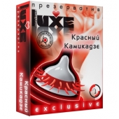 Презерватив LUXE  Exclusive   Красный Камикадзе  - 1 шт. - Luxe - купить с доставкой в Хабаровске