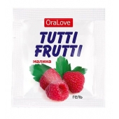Пробник гель-смазки Tutti-frutti с малиновым вкусом - 4 гр. - Биоритм - купить с доставкой в Хабаровске