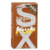 Презервативы Sagami Xtreme FEEL UP с точечной текстурой и линиями прилегания - 10 шт. - Sagami - купить с доставкой в Хабаровске