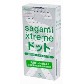 Презервативы Sagami Xtreme Type-E с точками - 10 шт. - Sagami - купить с доставкой в Хабаровске