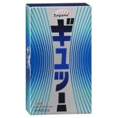 Презервативы Sagami 6 FIT V с волнообразной текстурой - 12 шт. - Sagami - купить с доставкой в Хабаровске