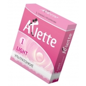 Ультратонкие презервативы Arlette Light - 3 шт. - Arlette - купить с доставкой в Хабаровске