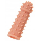 Телесная реалистичная насадка KOKOS Extreme Sleeve 03 с дополнительной стимуляцией - 12,7 см. - KOKOS - в Хабаровске купить с доставкой