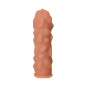 Телесная реалистичная насадка KOKOS Extreme Sleeve 11 с дополнительной стимуляцией - 12,7 см. - KOKOS - в Хабаровске купить с доставкой