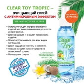 Очищающий спрей для игрушек CLEAR TOY Tropic - 100 мл. - Биоритм - купить с доставкой в Хабаровске