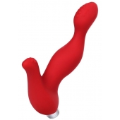 Красный силиконовый вибростимулятор простаты Proman - 12,5 см. - ToyFa - в Хабаровске купить с доставкой