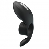 Черное кольцо на пенис с вибрацией Vibration Penis Sleeve - Baile - в Хабаровске купить с доставкой