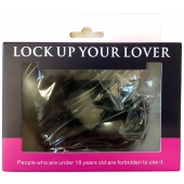 Черные меховые наручники Love с ключиками - Baile - купить с доставкой в Хабаровске