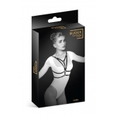 Черная упряжь на грудь Laura - Bijoux Pour Toi - купить с доставкой в Хабаровске