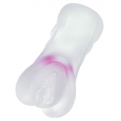 Прозрачный реалистичный мастурбатор Juicy Pussy Crystal Rose - ToyFa - в Хабаровске купить с доставкой