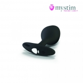 Черная пробка Mystim Rocking Vibe S с возможностью подключения к электростимулятору - 9,7 см. - MyStim - купить с доставкой в Хабаровске