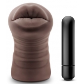 Коричневый мастурбатор-ротик Renee - Blush Novelties - в Хабаровске купить с доставкой