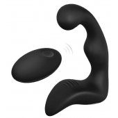Черный вибромассажер простаты REMOTE BOOTY PLEASER - Dream Toys - в Хабаровске купить с доставкой