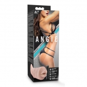 Телесный мастурбатор-ротик Angie - Blush Novelties - в Хабаровске купить с доставкой