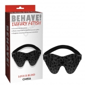 Черная маска на глаза Behave - Chisa - купить с доставкой в Хабаровске