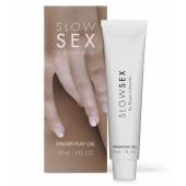 Гель для мастурбации с ароматом кокоса Slow Sex Finger Play Gel - 30 мл. - Bijoux Indiscrets - купить с доставкой в Хабаровске