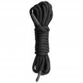 Черная веревка для бондажа Easytoys Bondage Rope - 5 м. - Easy toys - купить с доставкой в Хабаровске