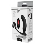 Черный массажер простаты REMOTE P-PLEASER - Dream Toys - в Хабаровске купить с доставкой