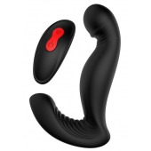 Черный вибромассажер простаты SWIRLING P-PLEASER - Dream Toys - в Хабаровске купить с доставкой