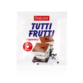 Пробник гель-смазки Tutti-frutti со вкусом тирамису - 4 гр. - Биоритм - купить с доставкой в Хабаровске