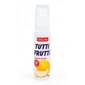 Гель-смазка Tutti-frutti со вкусом сочной дыни - 30 гр. - Биоритм - купить с доставкой в Хабаровске