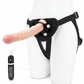 Регулируемые трусики с вибрирующей насадкой - 21 см. - Lux Fetish - купить с доставкой в Хабаровске