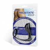 Стимулятор простаты с фиксацией эрекционным кольцом Prostate Gear - BlueLine - в Хабаровске купить с доставкой