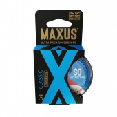 Классические презервативы в пластиковом кейсе MAXUS Classic - 3 шт. - Maxus - купить с доставкой в Хабаровске
