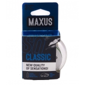 Классические презервативы в пластиковом кейсе MAXUS Classic - 3 шт. - Maxus - купить с доставкой в Хабаровске
