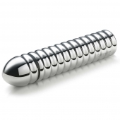 Рельефный фаллос для интенсивного электросекса Groovey George - 20 см. - MyStim - купить с доставкой в Хабаровске