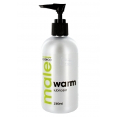 Лубрикант с согревающим эффектом MALE Cobeco Warm Lubricant - 250 мл. - Cobeco - купить с доставкой в Хабаровске