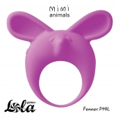Фиолетовое эрекционное кольцо Fennec Phil - Lola Games - в Хабаровске купить с доставкой
